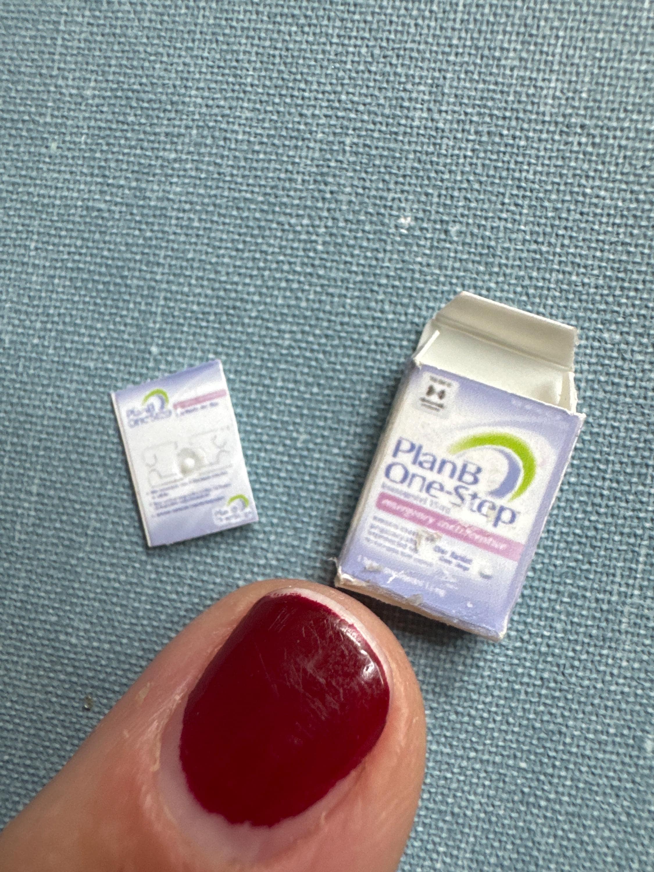 dollhouse miniature Plan B medicine 1/12 decor bathroom accessory