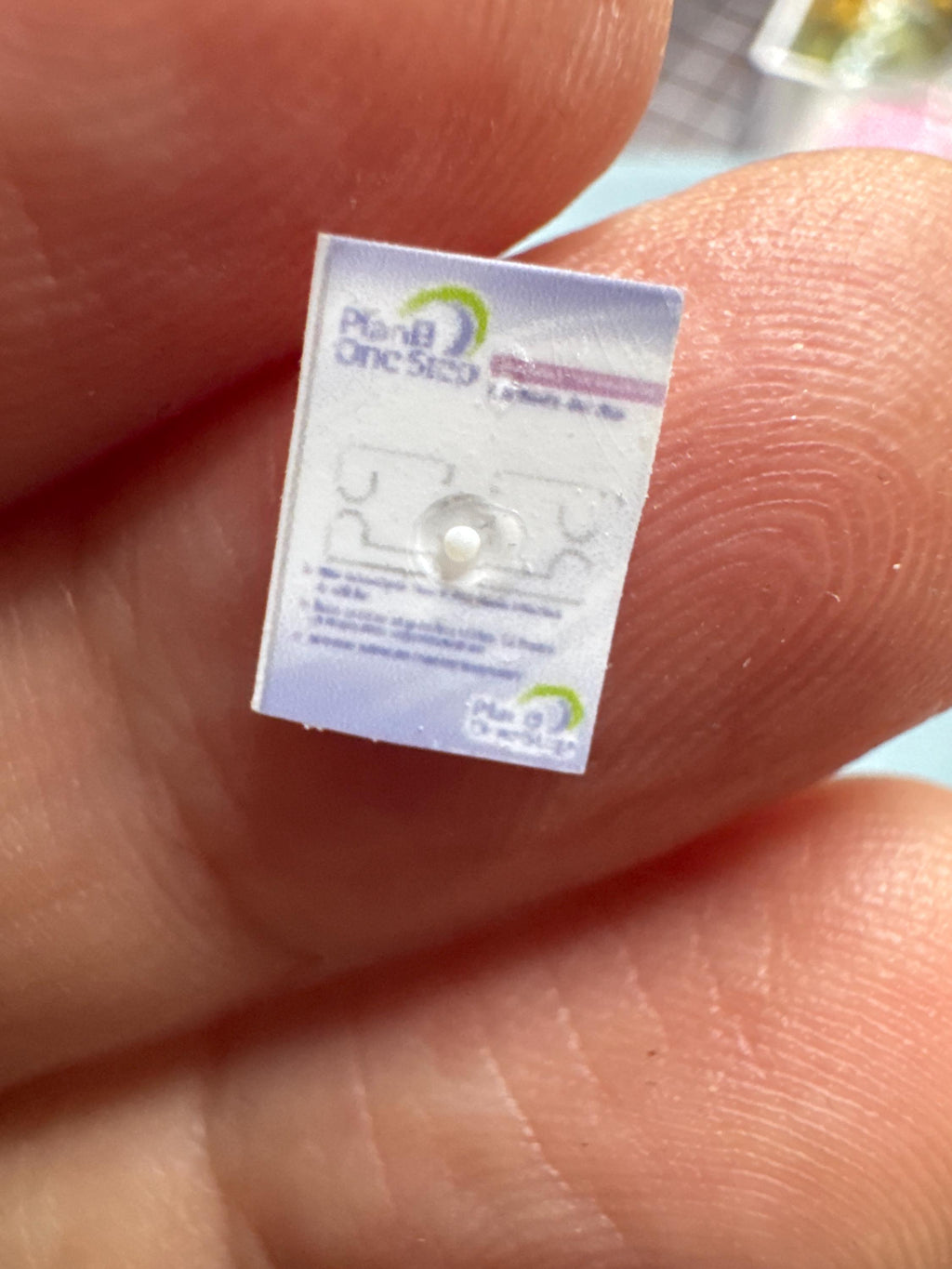 dollhouse miniature Plan B medicine 1/12 decor bathroom accessory