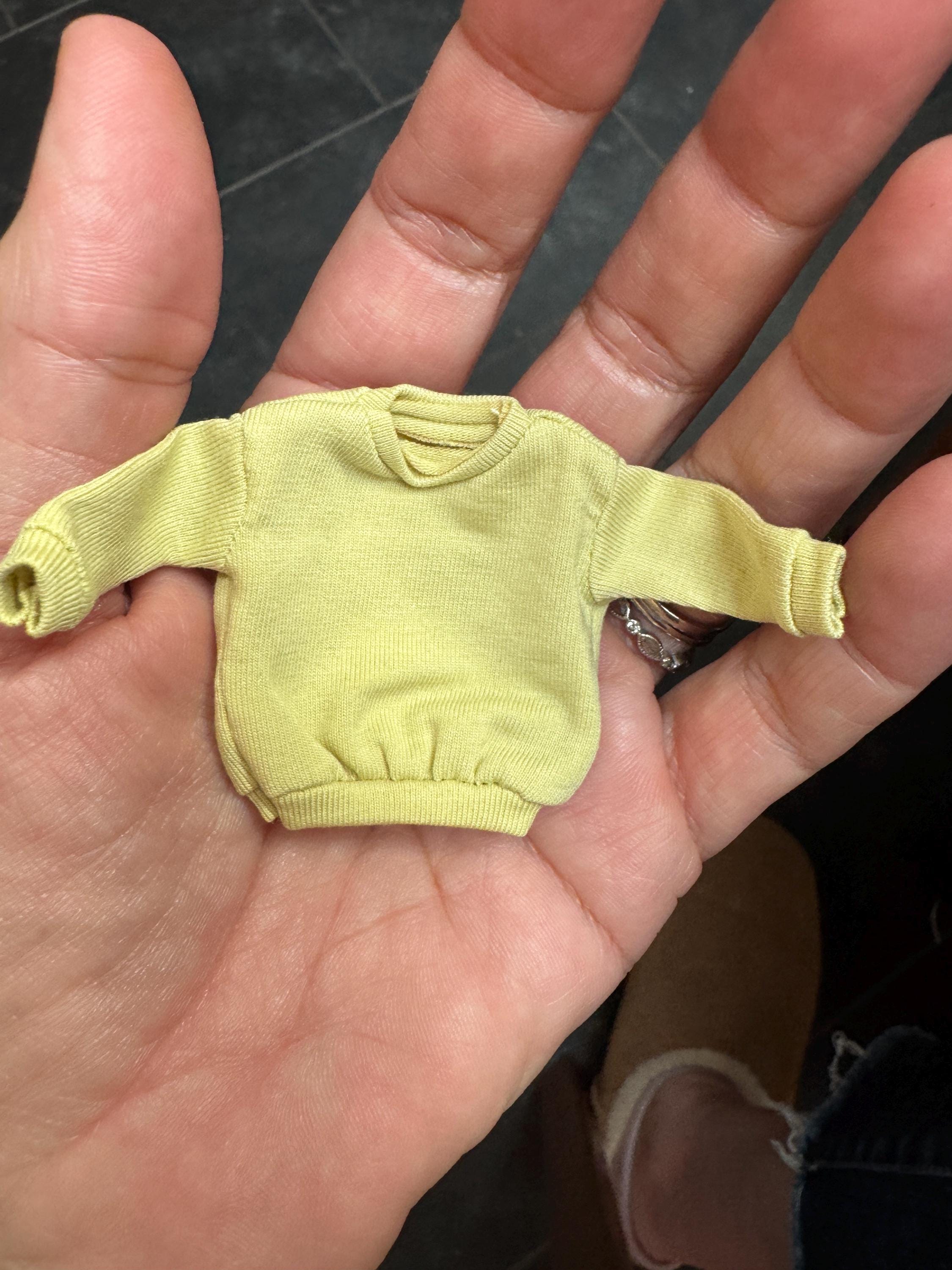 dollhouse miniature sweatshirt and jogger, 1/12 clothing