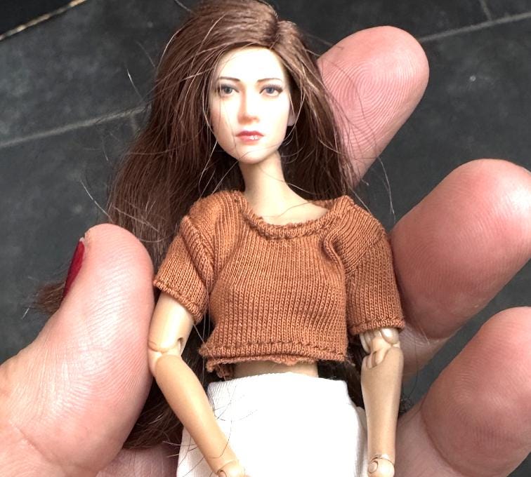 dollhouse miniature top, 1/12 women's clothes