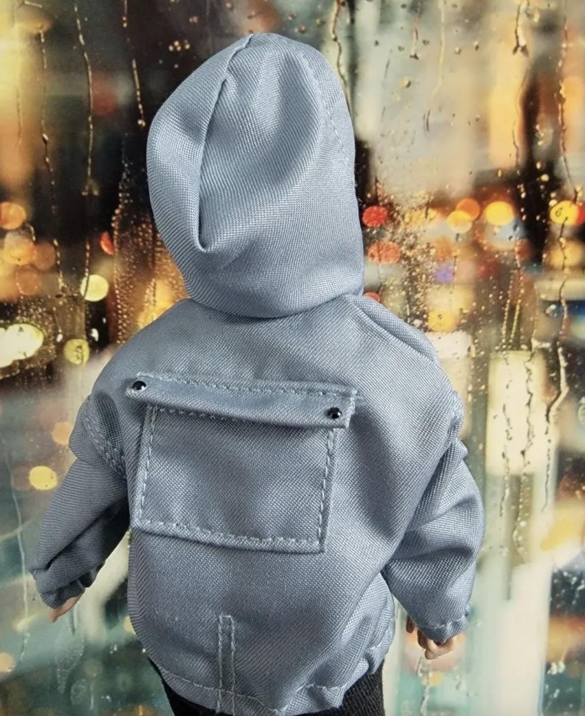 dollhouse miniature jacket,  1/12 scale sweatshirt for 6 inch action figure