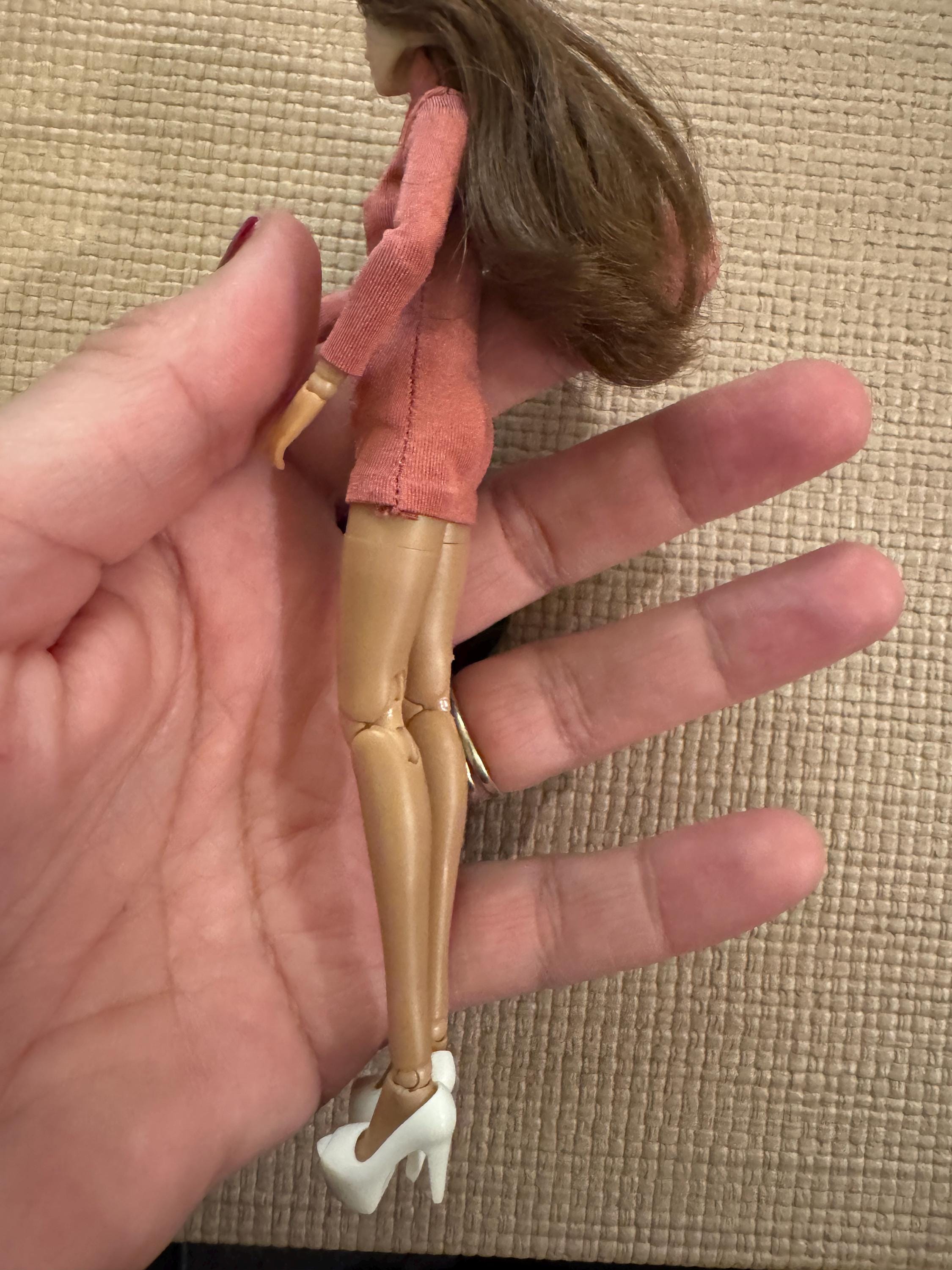 dollhouse miniature pants top shirt dress pants leggings 1/12 clothing for 6 inch doll