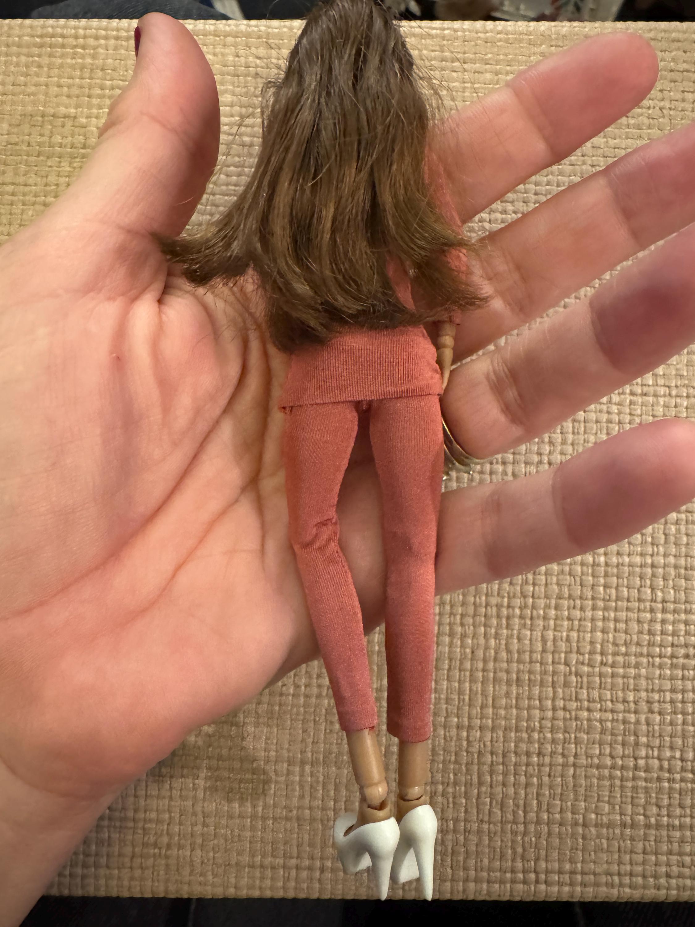 dollhouse miniature pants top shirt dress pants leggings 1/12 clothing for 6 inch doll