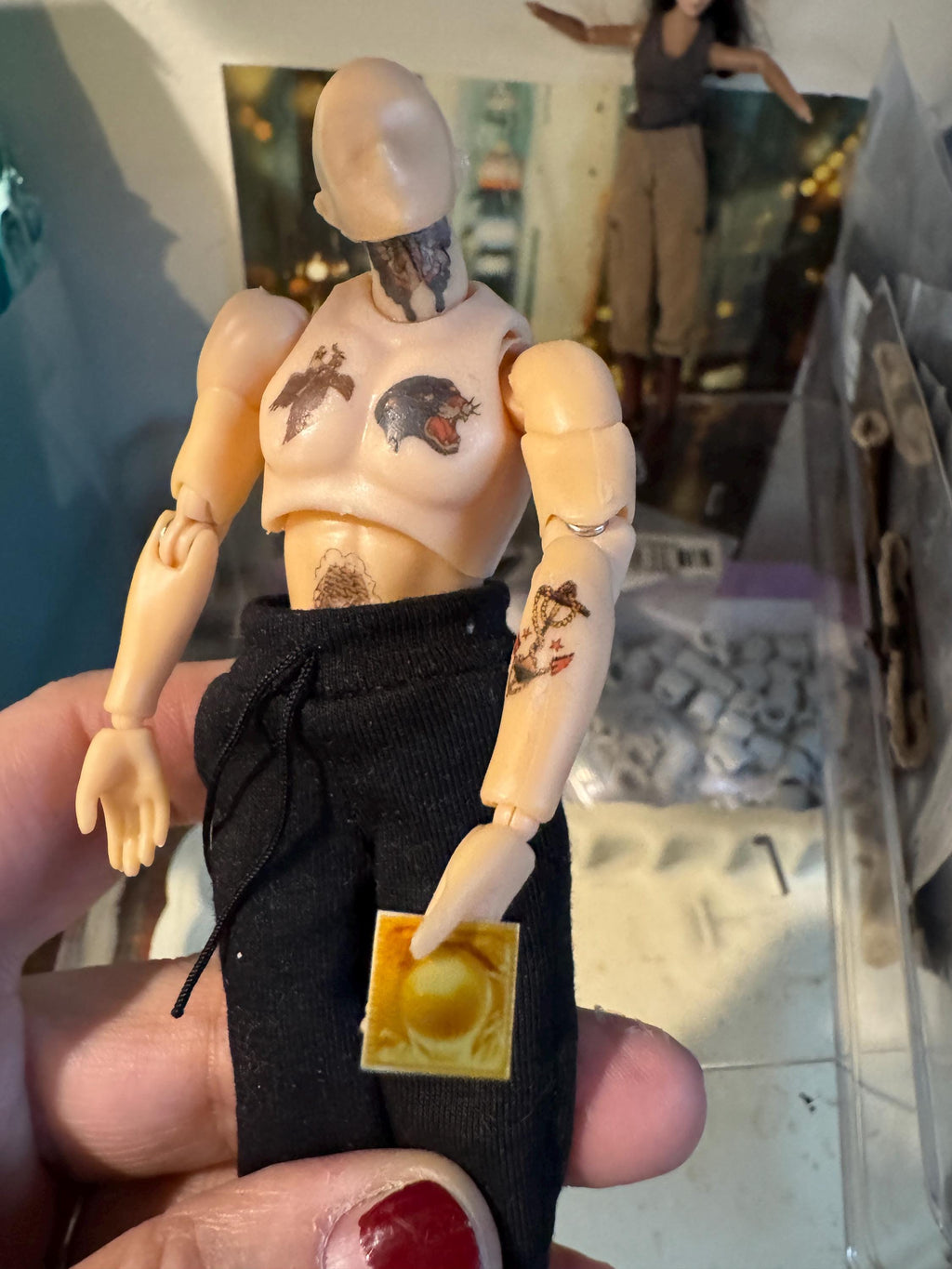 Dollhouse miniature condoms 1/12 condom dollhouse bathroom supply