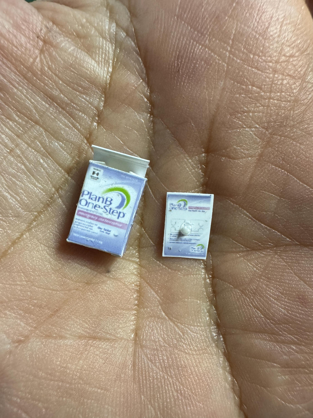 dollhouse miniature Plan B medicine 1/12 decor bathroom accessory