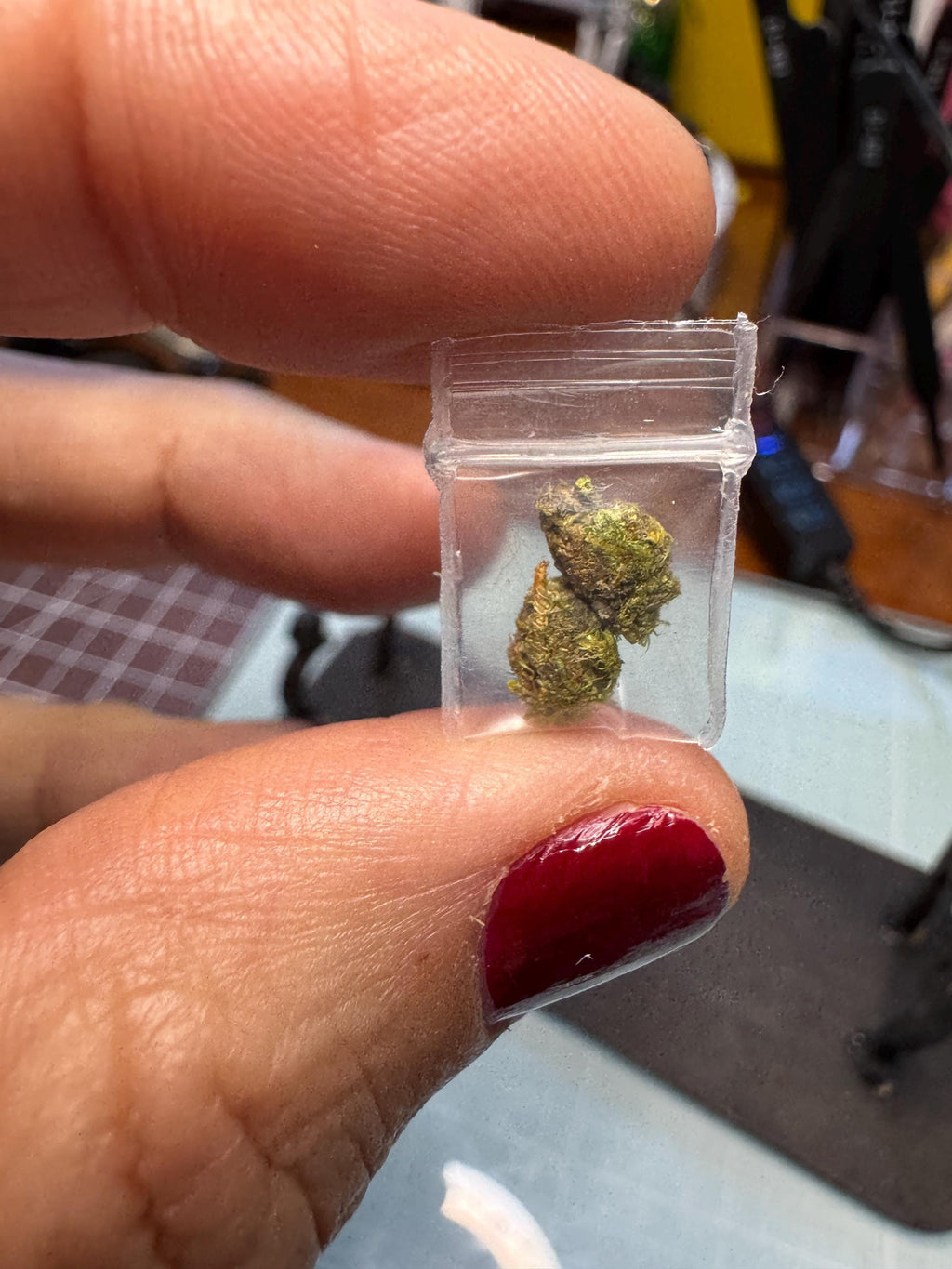 dollhouse miniature weed 1/12 and 1/6 scale fake cannabis stoner