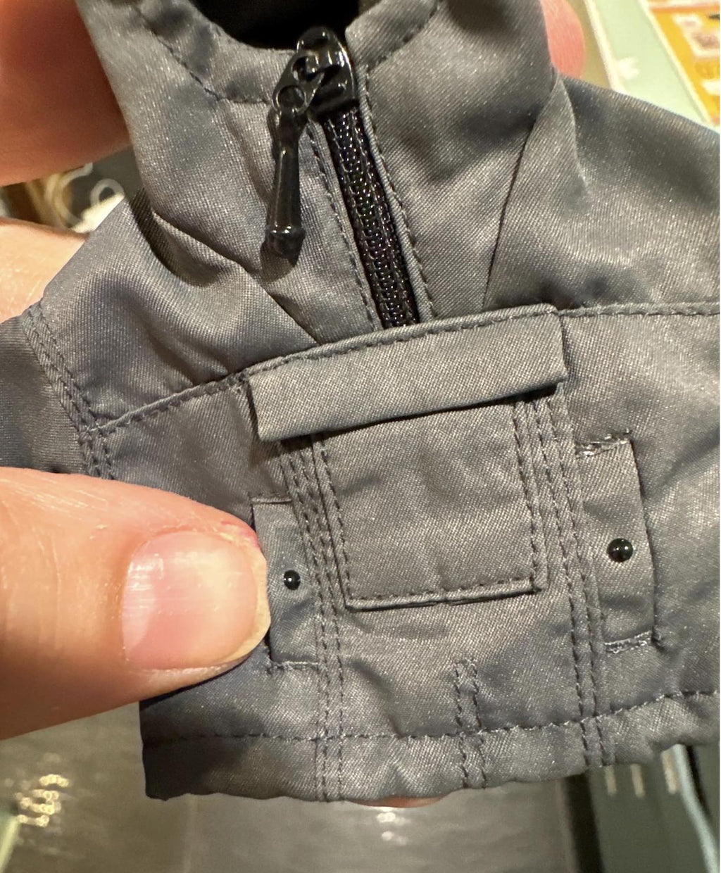 dollhouse miniature jacket,  1/12 scale sweatshirt for 6 inch action figure