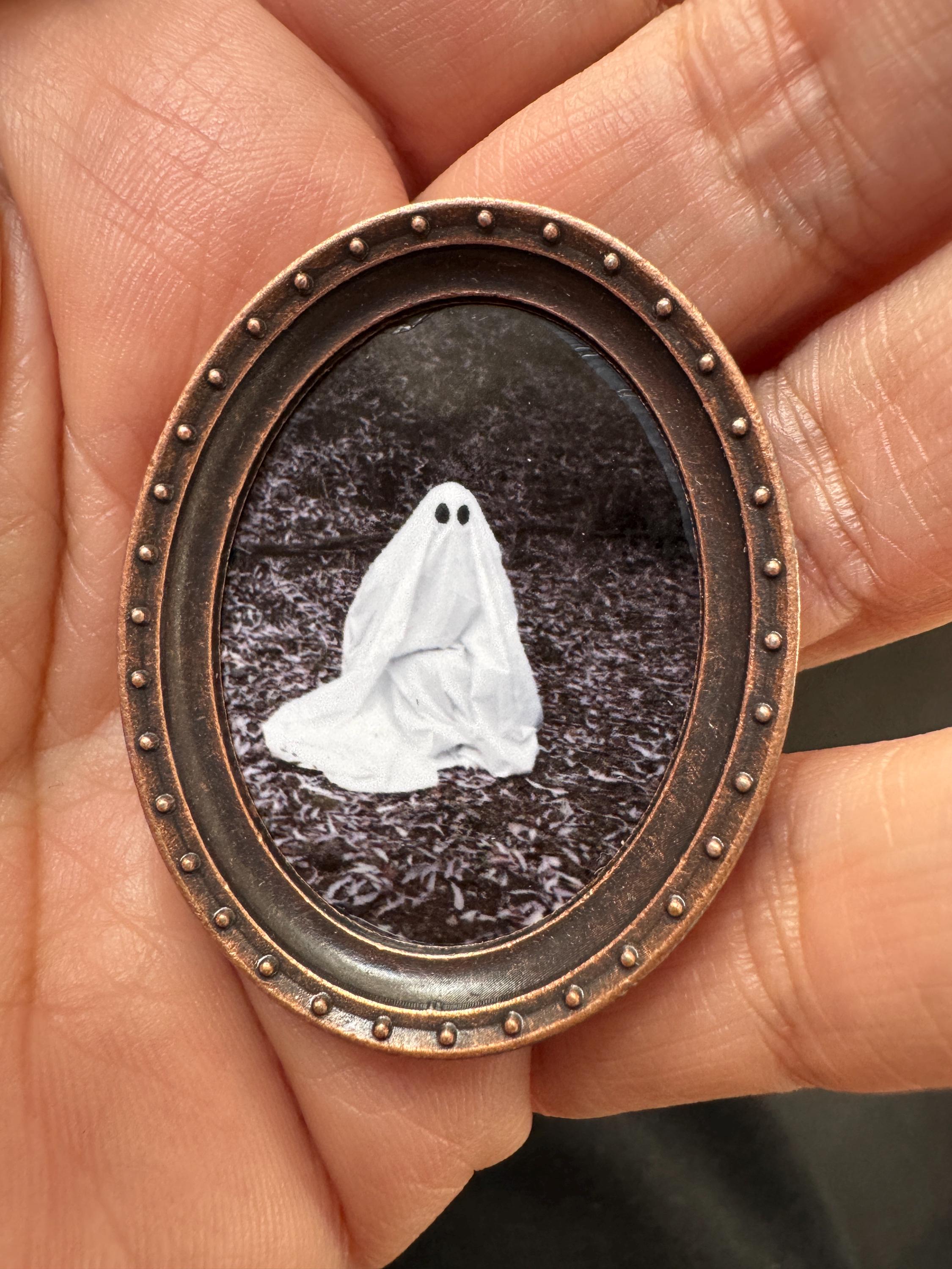 dollhouse miniature ghost decor 1/12 and 1/6 miniature Halloween art decor living room haunted halloween