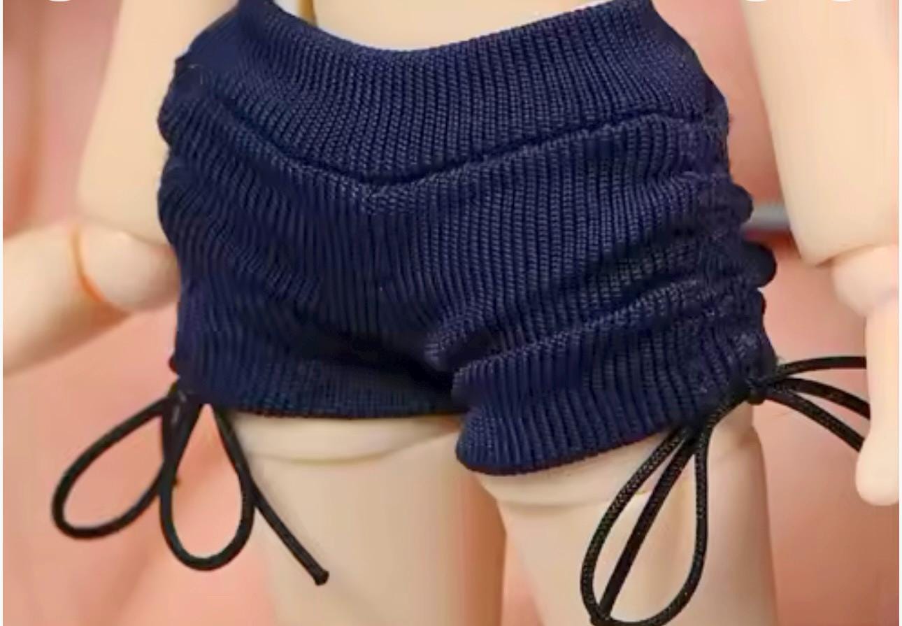 dollhouse miniature shorts, 1/12 tie side shorts