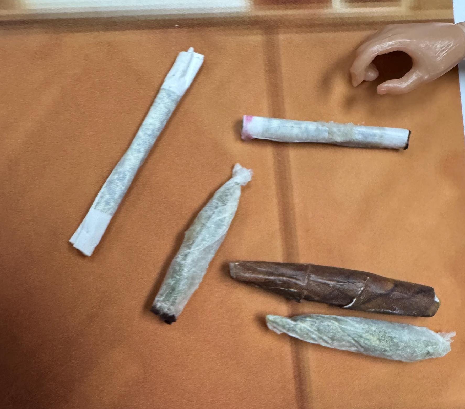 dollhouse miniature fake drugs, 1/12 scale fake weed joint humor