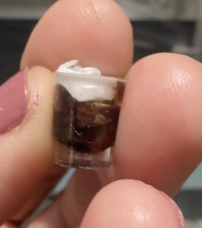 Dollhouse miniature cocktail WHITE RUSSIAN cocktail 1/12 dollhouse bar