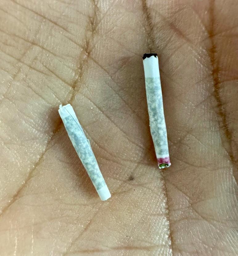 Dollhouse miniature fake joint, 1/12 scale blunt