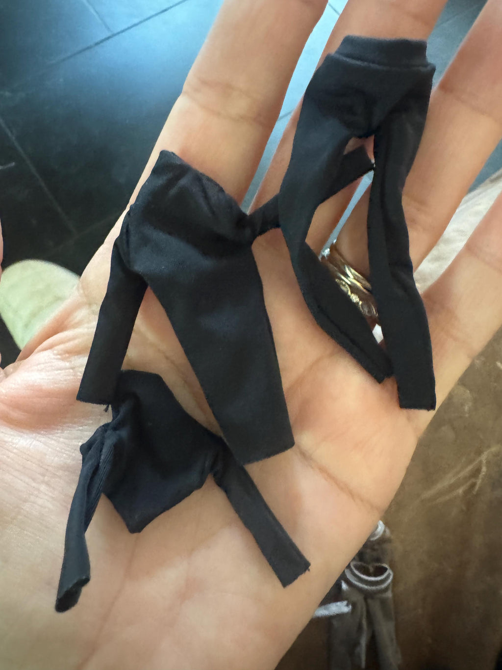 dollhouse miniature pants top shirt dress pants leggings 1/12 clothing for 6 inch doll