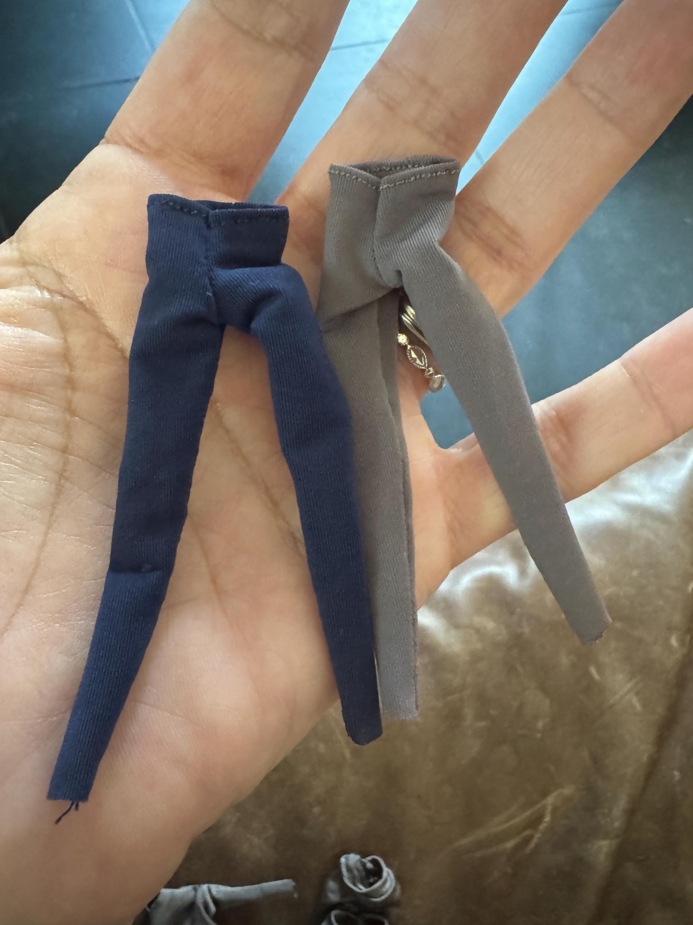 dollhouse miniature pants top shirt dress pants leggings 1/12 clothing for 6 inch doll