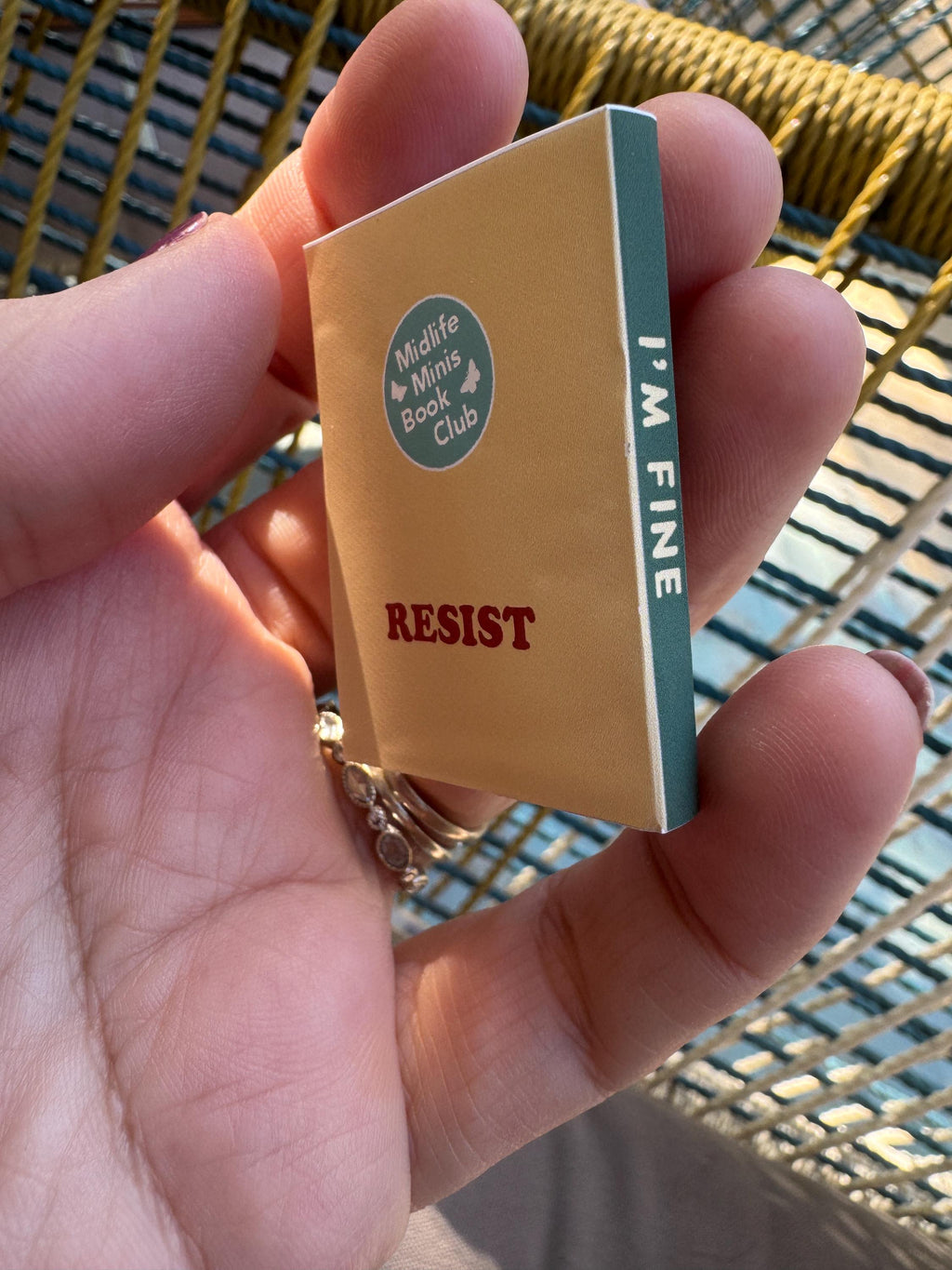 Dollhouse Miniature book, She persisted! dollhouse miniature book 1/12 book dollhouse 1/6 scale living room 1/12 bookcase sarcastic gift humor feminist gifts