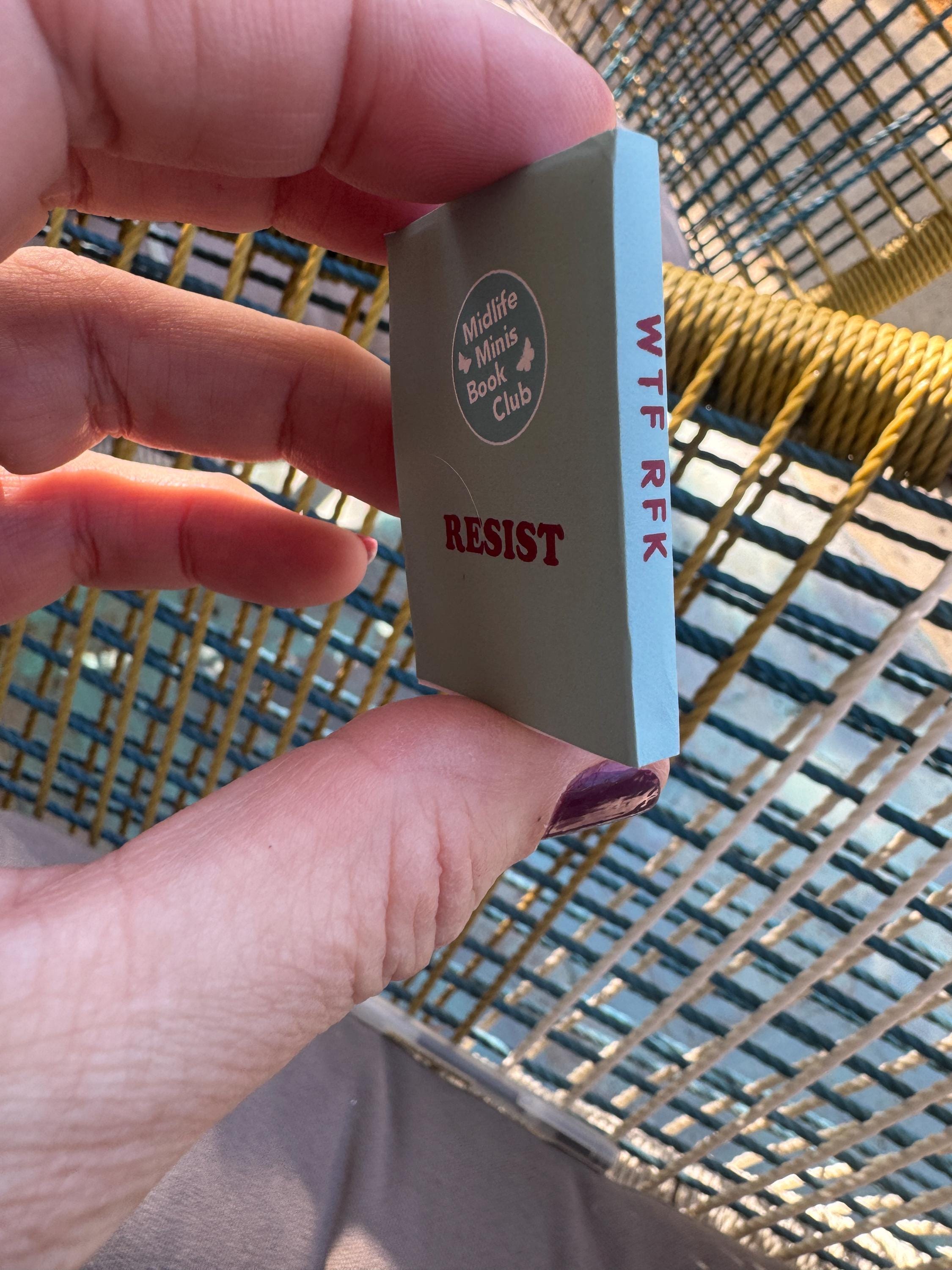 Dollhouse miniature book, Measles!  1/12 living room decor and 1/6 scale book