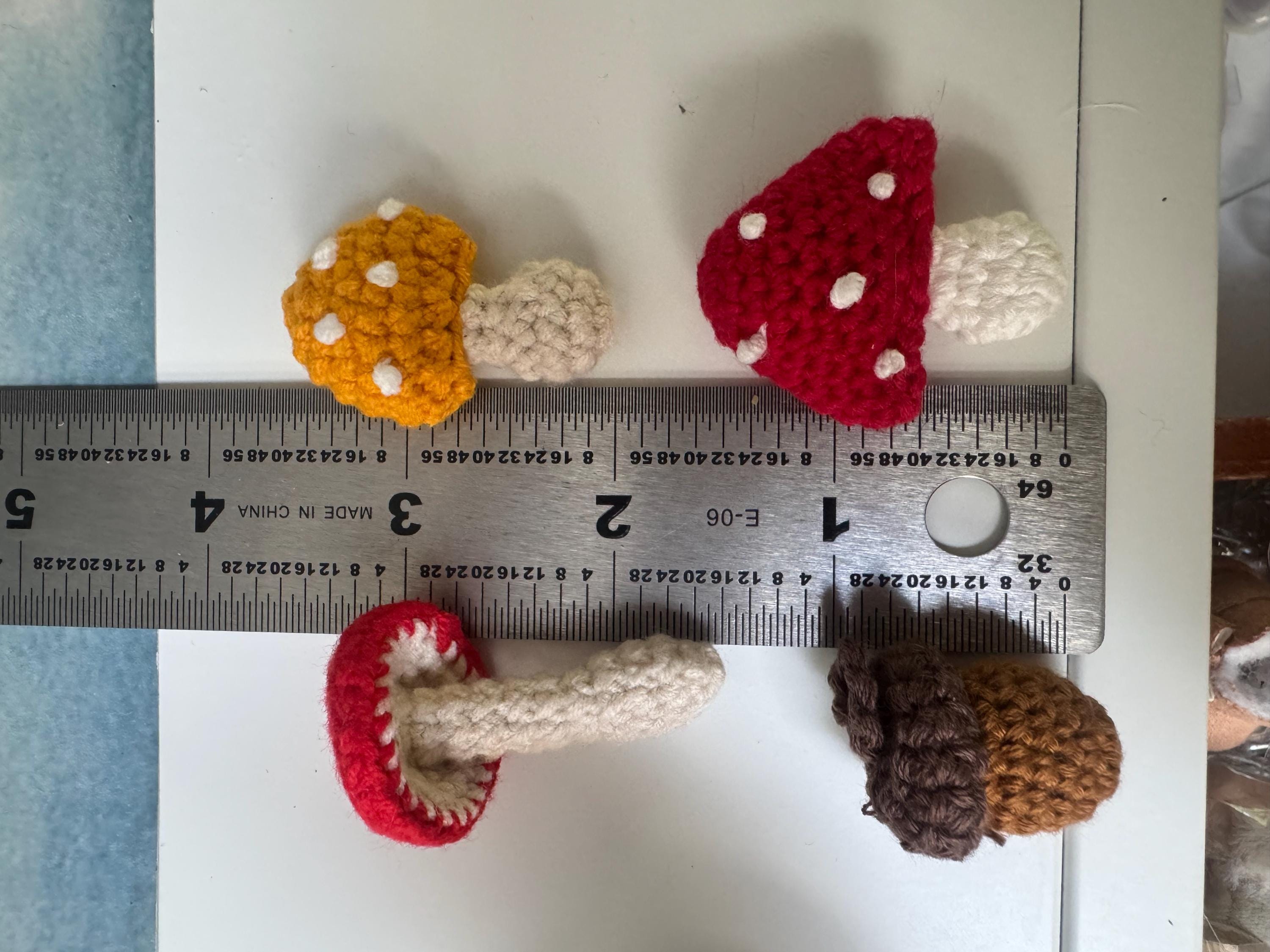 dollhouse miniature pillows for knitted crochet frog, Blythe, and 1/12 or 1/6 doll bedroom accessory pillow, magic mushroom acorn dollhouse decor