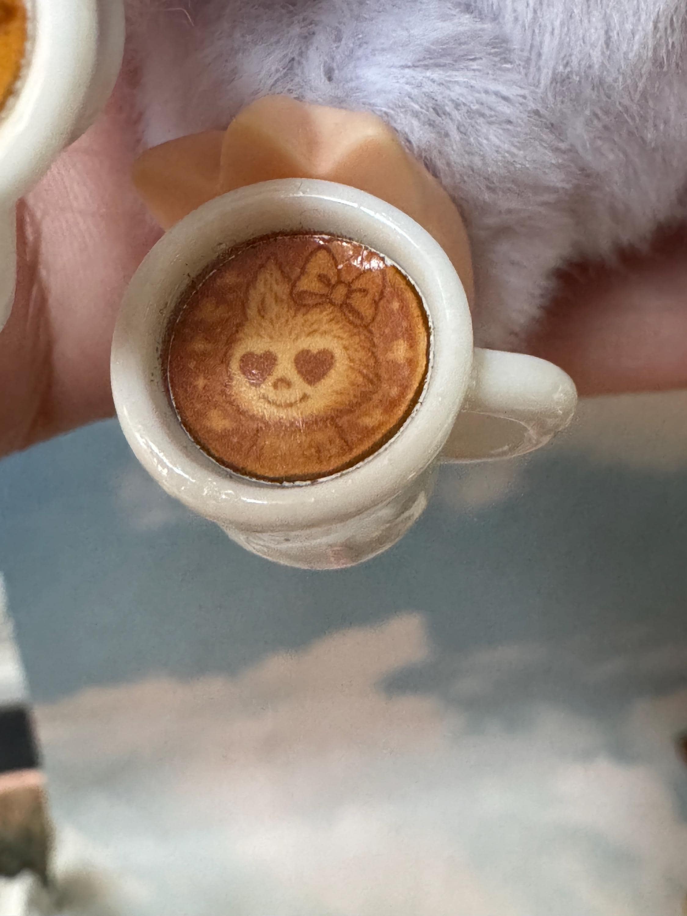 Monster coffee drink 1/6 Labubu accessory