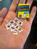 dollhouse miniature book with Polaroids 1/12 dollhouse bedroom decor, satire dolls feet