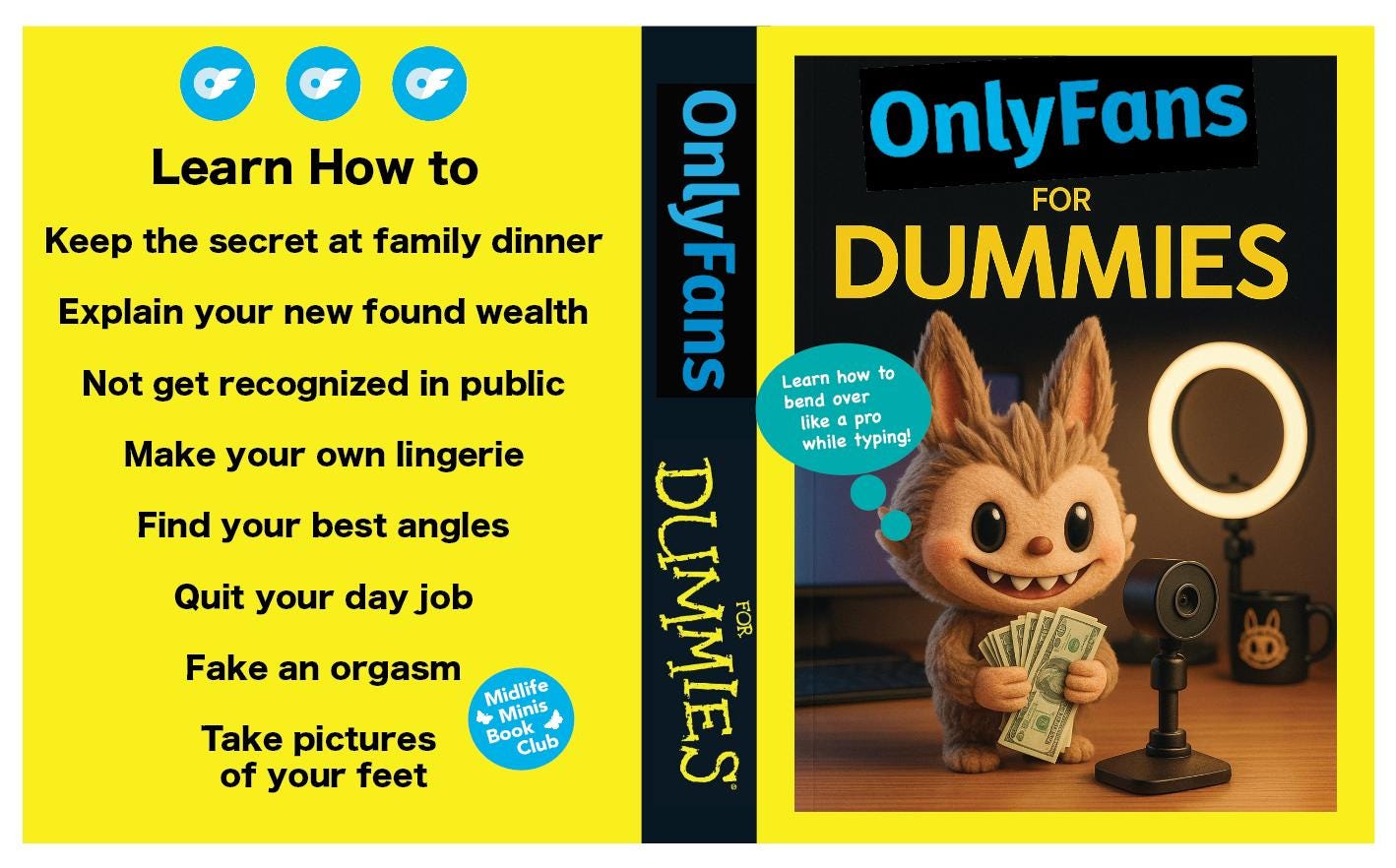 Labubu accessory Only Fans Polaroids, 1/6 Labubu decor