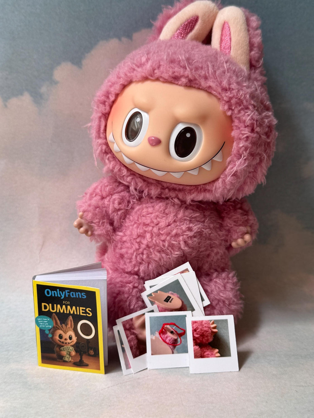 Labubu accessory Only Fans Polaroids, 1/6 Labubu decor