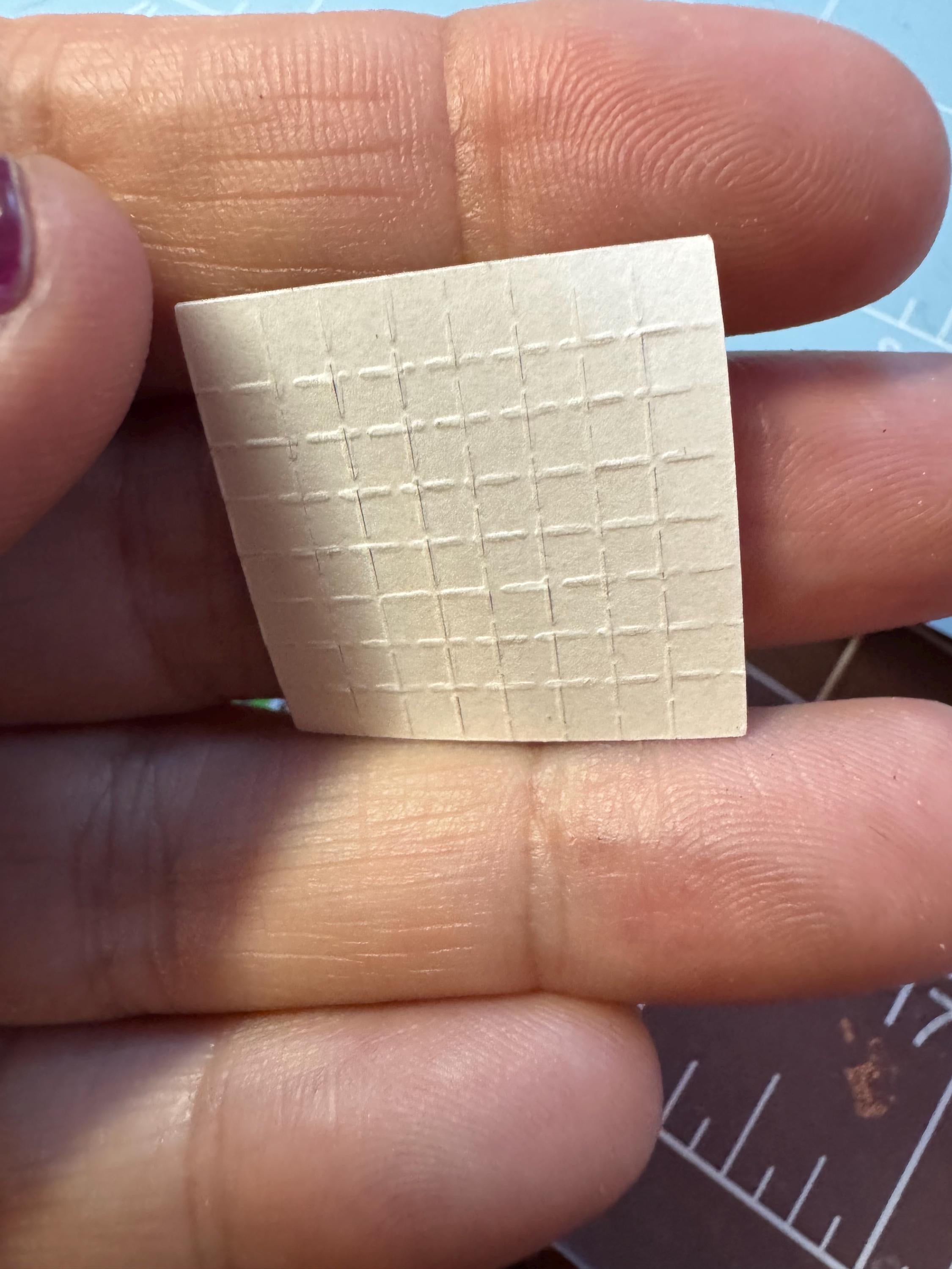 dollhouse fake miniature drugs, acid blotter Grateful Dead inspired, 1980's inspired