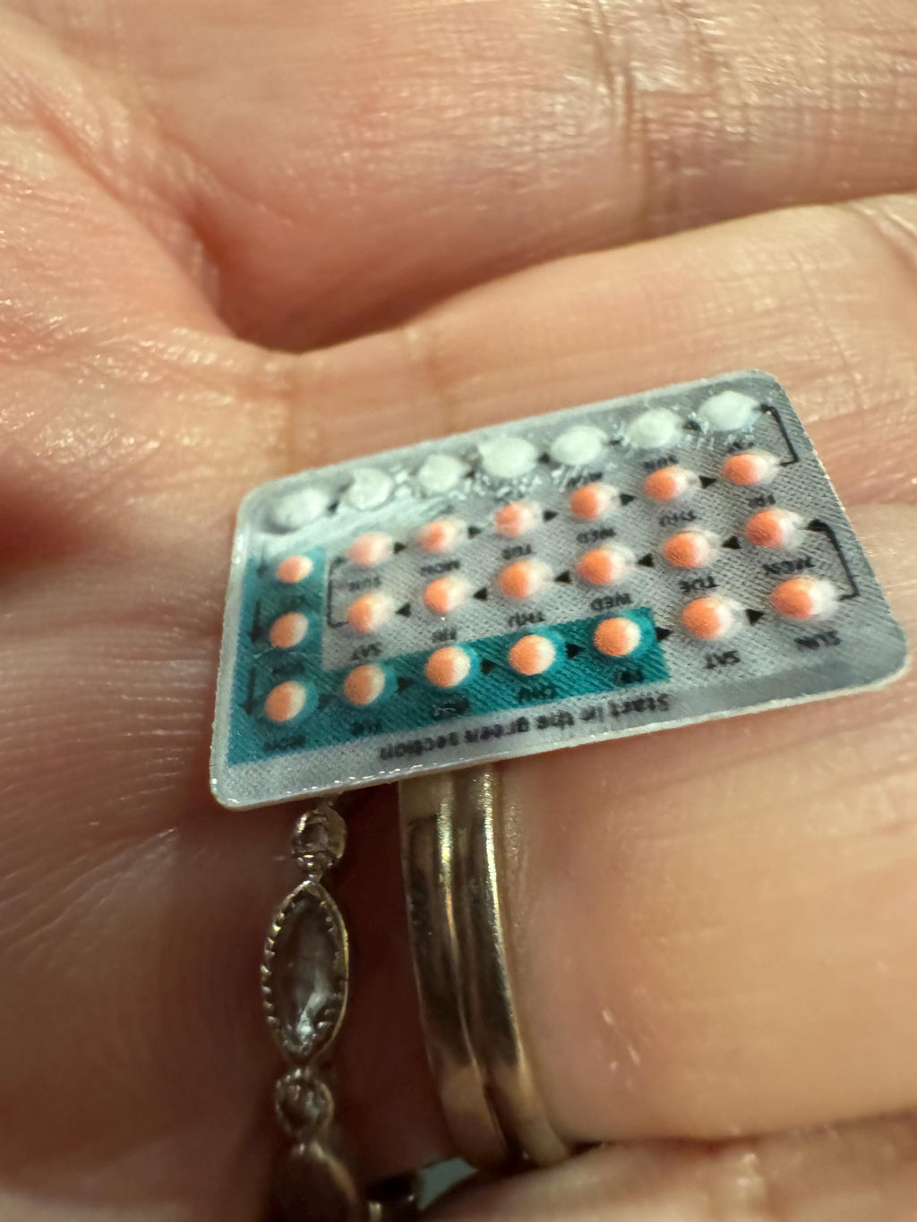 dollhouse miniature birth control 1/12 scale medicine