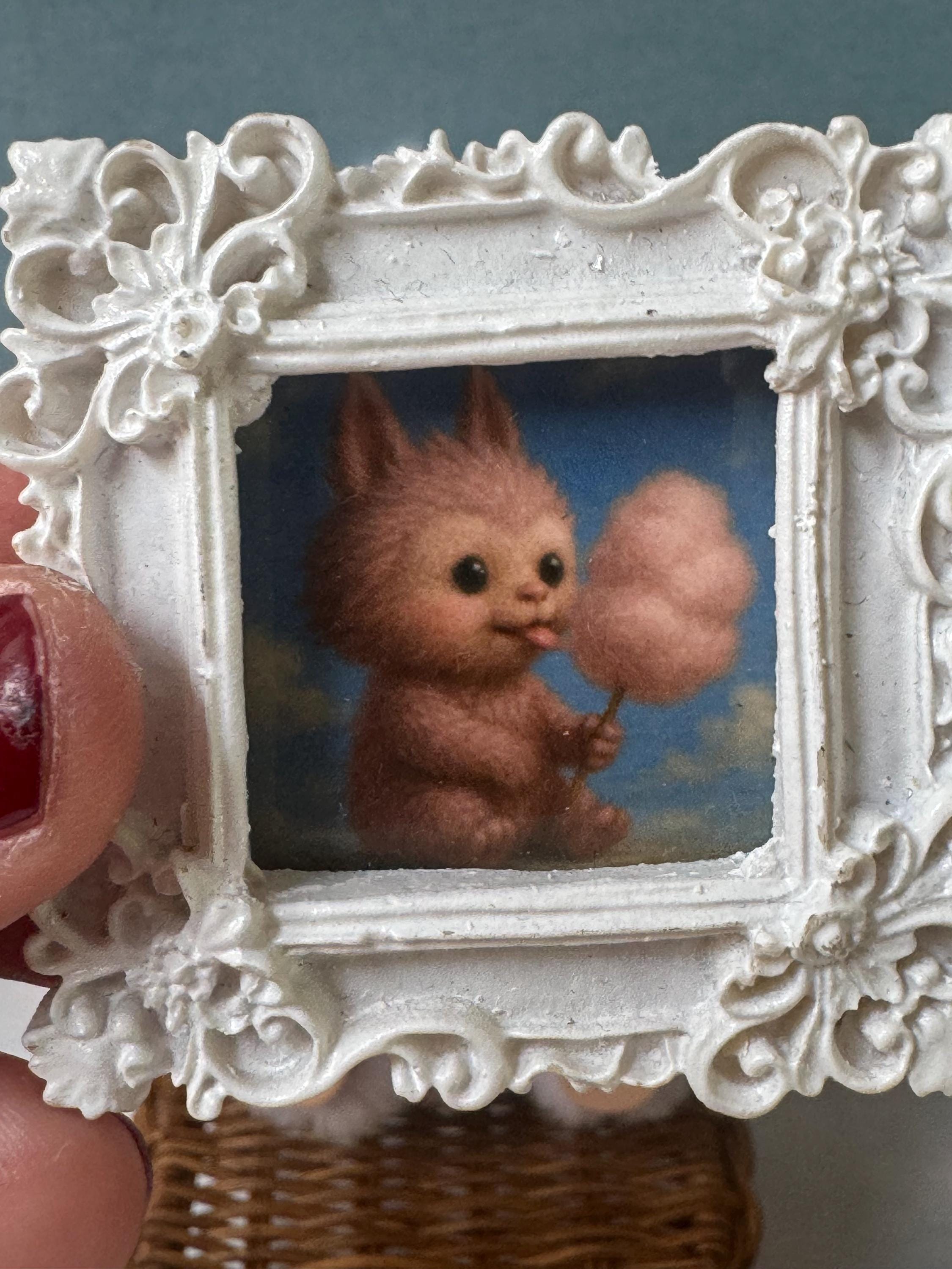 Labubu photo in picture frame 1/6 scale