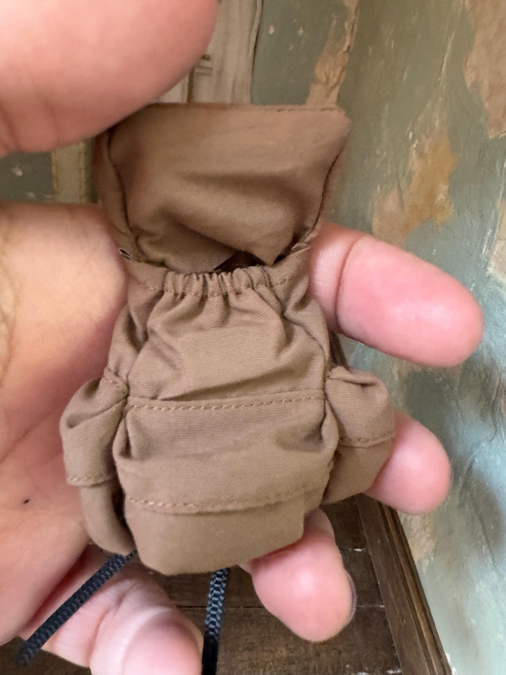 dollhouse miniature backpack 1/12 backpack for 6 inch figure