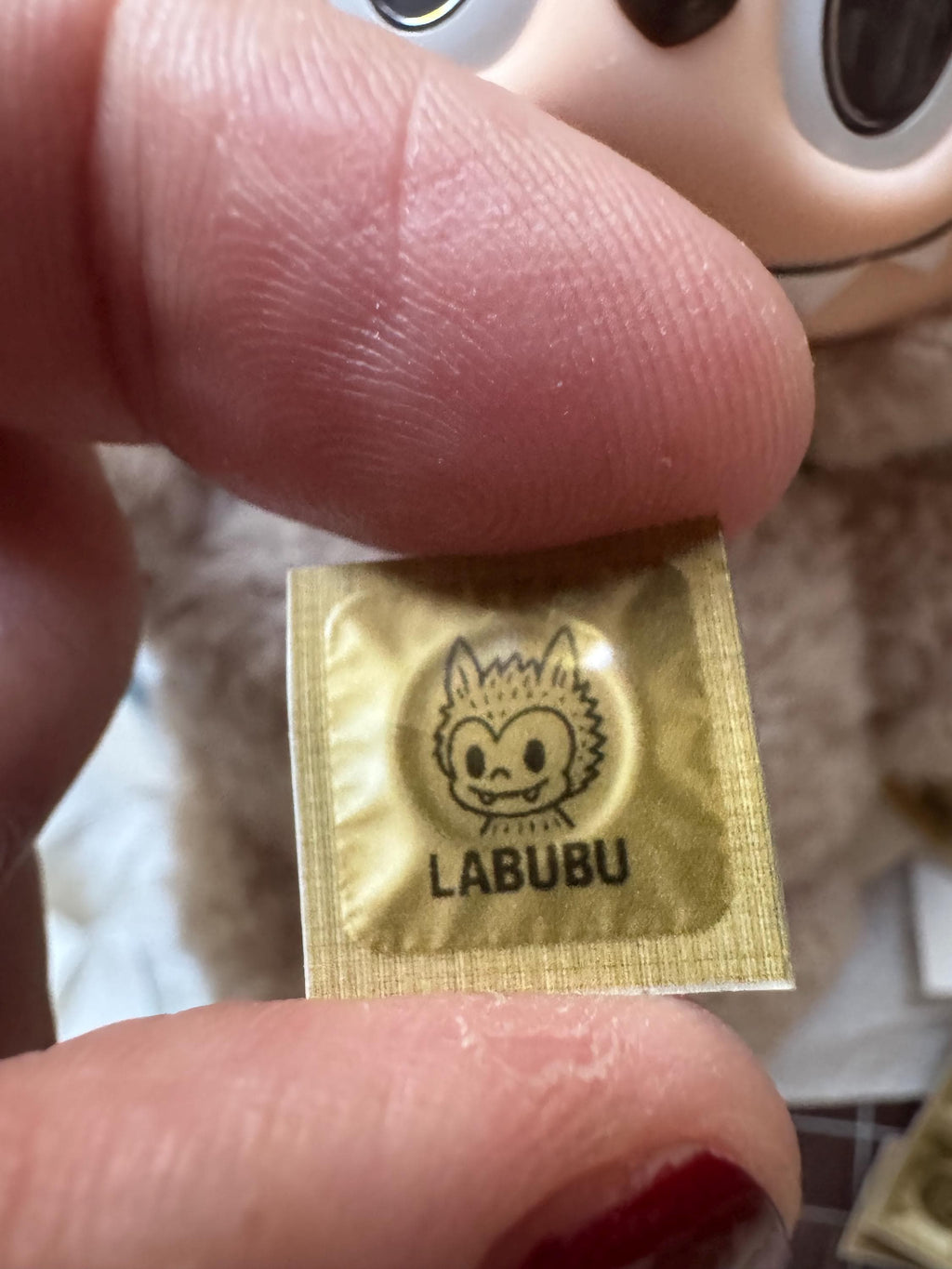 Labubu doll condom