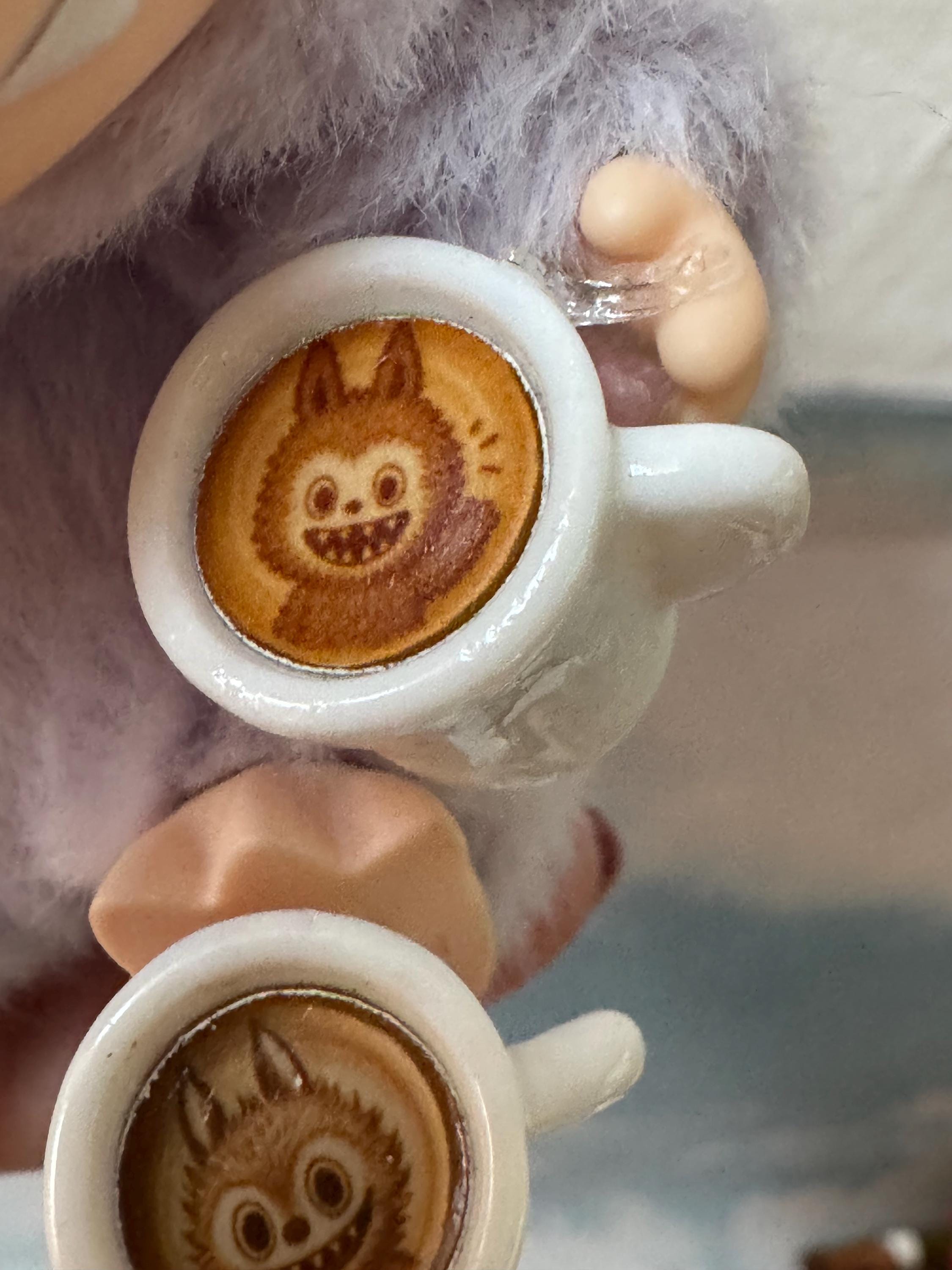 Monster coffee drink 1/6 Labubu accessory