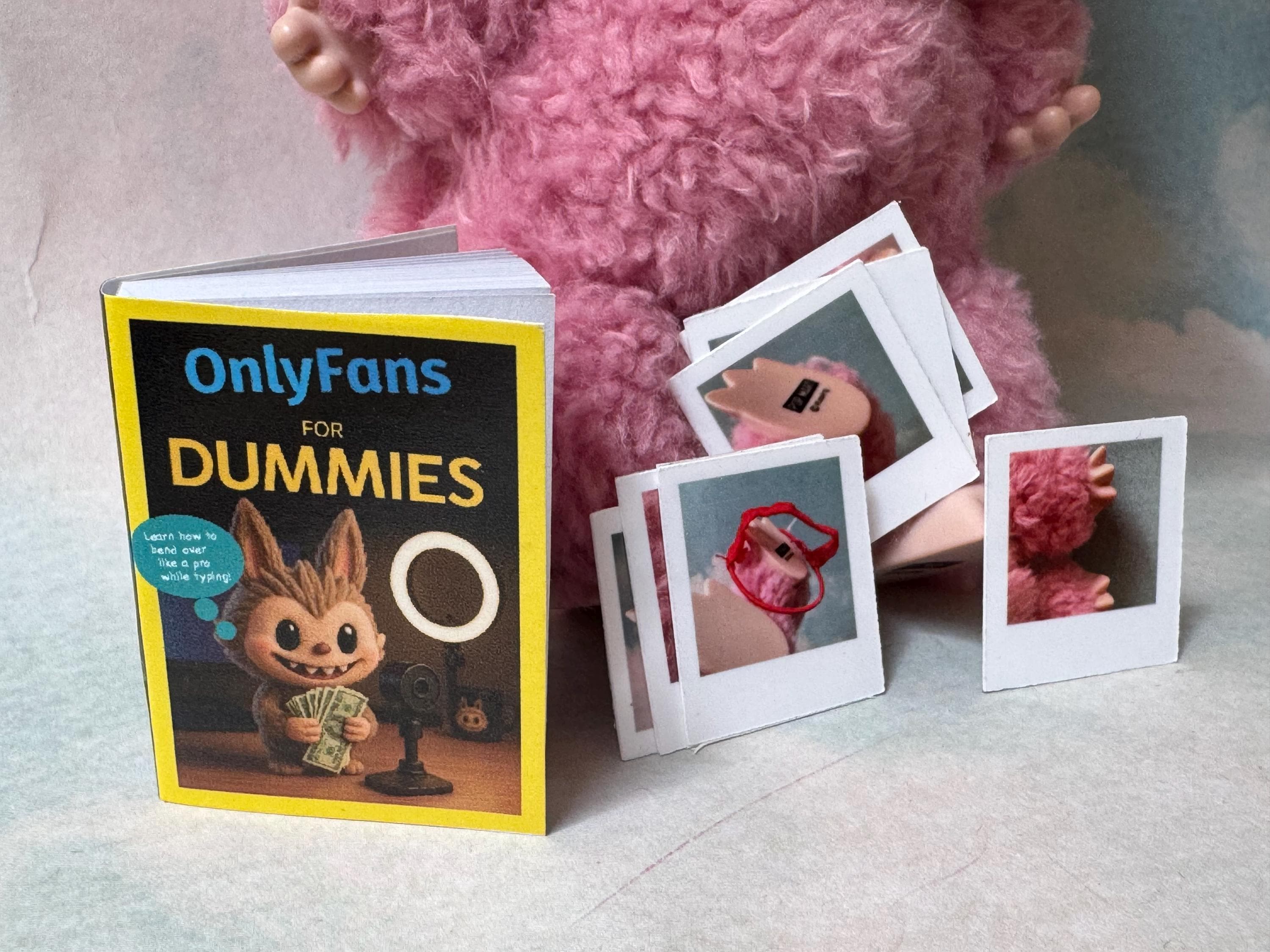 Labubu accessory Only Fans Polaroids, 1/6 Labubu decor