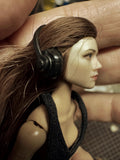 Dollhouse miniature headphones, 1/12 scale headphones